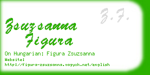 zsuzsanna figura business card